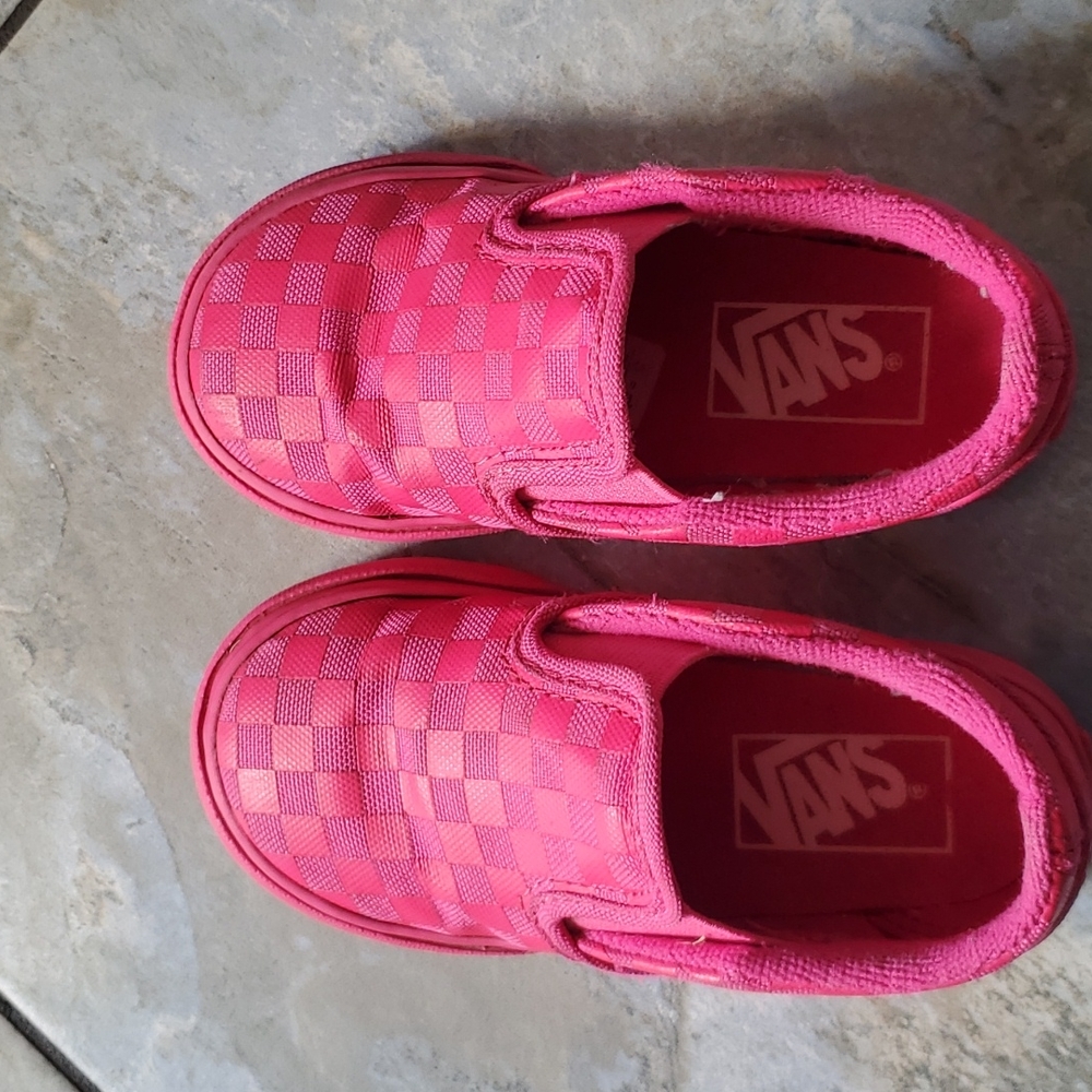 Vans toddler slip ons